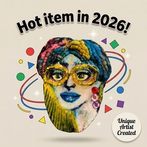 Colorful Artistic Brooch